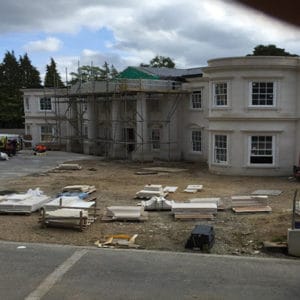 Screed floor, Wentworth Estate, Surrey - new build.